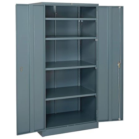 Global Industrial Industrial Storage Cabinet, 78 in H, 36 in W, Gray 493310GY